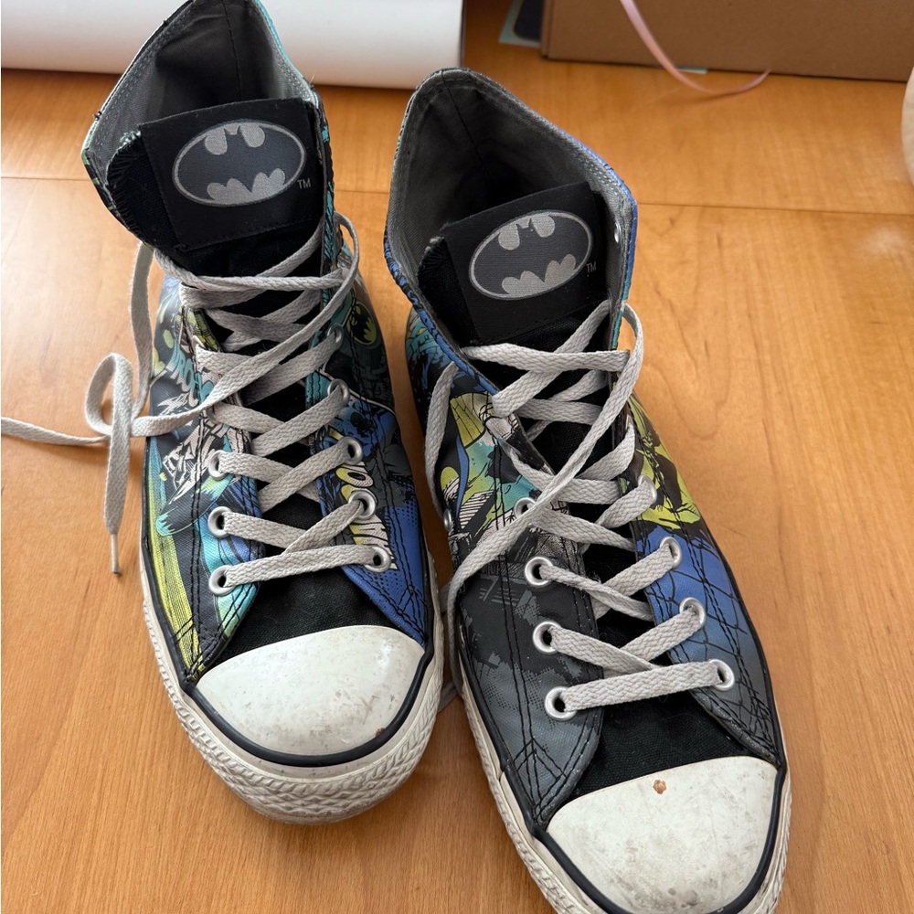Converse Batman High-Top Sneakers - Black and Blue